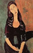 Amedeo Modigliani Portrait of Jeanne Hebuterne oil painting reproduction